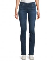 AG Adriano Goldschmied Dark Blue Straight-Fit Jeans