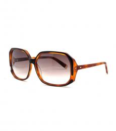 Dsquared2 Black-Light Tortoise Rectangle Sunglasses