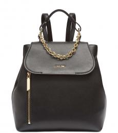 Calvin Klein Black/Gold Western Statement Series Medium Backpack