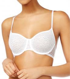 DKNY Poplin White Modern Lace Demi Bra