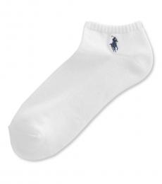 Ralph Lauren White Classic Sports Socks 6-Pack