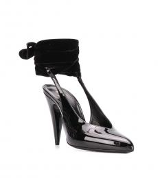 Saint Laurent Black Venus Patent Leather Heels