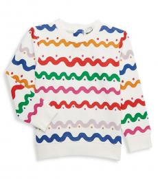 Stella McCartney Baby Girls Cream Wiggle Cotton Sweater