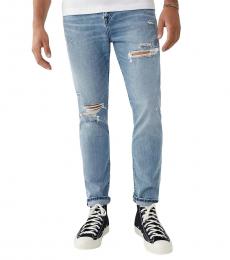 True Religion Blue Mick Slouchy Skinny Jeanss