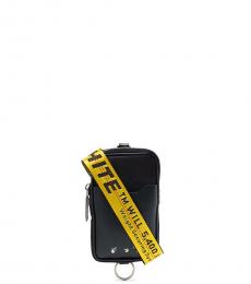 Off-White Black Industrial Tape Mini Crossbody Bag