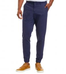 Michael Kors Navy Blue Slim Fit Dress Pants