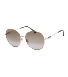 Jimmy Choo Golden Round Sunglasses