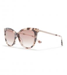 Light Pink Havana Axel Cat Eye Sunglasses