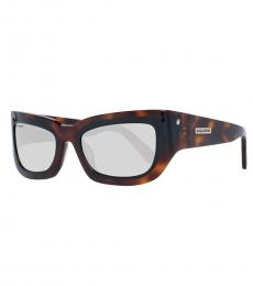 Dark Brown Rectangle Sunglasses