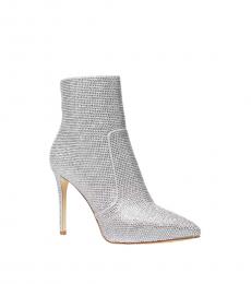 Michael Kors Silver Rue Stiletto Boots