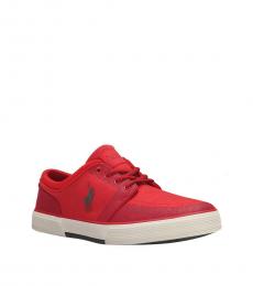 Red Faxon Low Sneakers