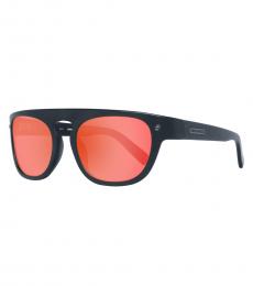 Black Red Shield Sunglasses