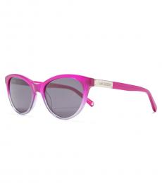 Moschino Fuchsia Cat Eye Sunglasses
