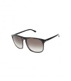 Emporio Armani Brown Havana  Gradient Sunglasses