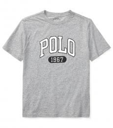 Ralph Lauren Boys Andover Heather Graphic T-Shirt