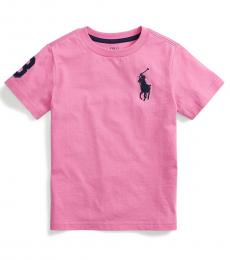 Ralph Lauren Little Boys Resort Rose Big Pony T-Shirt