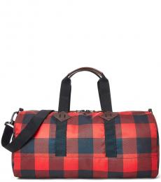 ralph lauren red duffle bag