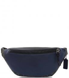 Coach Charcoal Cadet Colorblock Warren Belt Bag