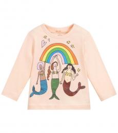 Baby Girls Pink Rainbow T-Shirt