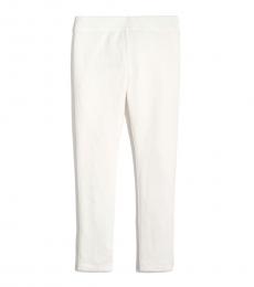J.Crew Little Girls Ivory Corduroy Leggings