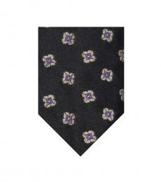 Black Foulard Tie