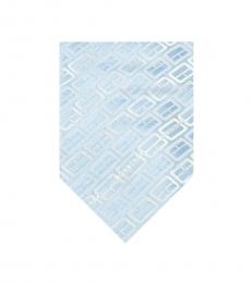 Burberry Light Blue Silk Tie