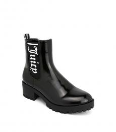 Juicy Couture Black Once Logo Boots