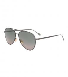 Isabel Marant Metal Green Aviator Sunglasses