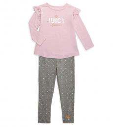 Juicy Couture 2 Piece Top/Leggings Set(Little Girls)