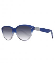 Dsquared2 Blue Oval Gradient Sunglasses
