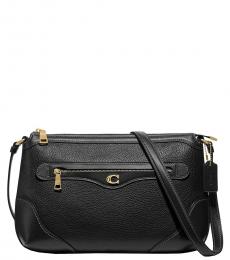 Coach Black Ivie Large Crossbody Bag