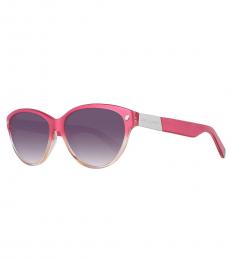 Dsquared2 Pink Oval Gradient Sunglasses