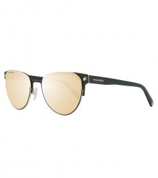Dsquared2 Pale Gold Oval Sunglasses