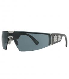 Roberto Cavalli Black Shield Sunglasses