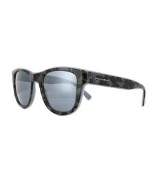 Dolce & Gabbana Grey Silver Stately Sunglasses