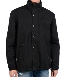 Diesel Black Cotton Blend J-Valley Jacket