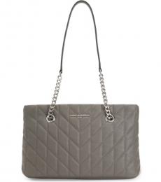 Karl Lagerfeld Lady Grey Karolina Quilted Large Tote