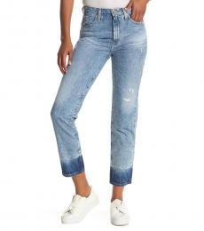 AG Adriano Goldschmied 18 Years High Rise Slim Straight Leg Jeans