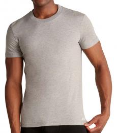 Dolce & Gabbana Light Grey Cotton Crew T-Shirt