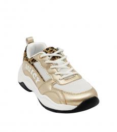 Juicy Couture Little Girls Gold Leopard Hayward Sneakers
