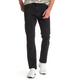 AG Adriano Goldschmied Black Everett Slim Straight Jeans