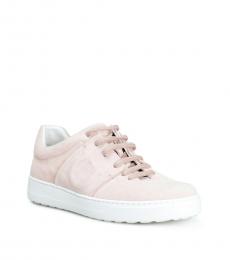 Ferragamo Pink Fasano Logo Sneakers