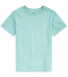 Ralph Lauren Little Boys Tiki Green Heather Jersey T-shirt
