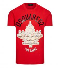 Red Graphic Logo T-Shirt