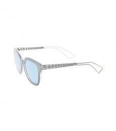 Christian Dior Silver Cat Eye Sunglasses