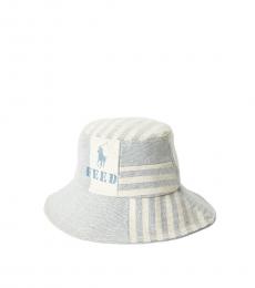 White Polo Bucket Hat