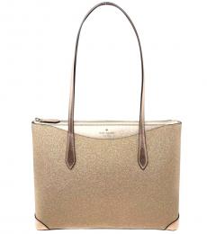 Rose Gold Glitter Large Tote