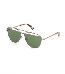 Alexander McQueen Green Classic Sunglasses
