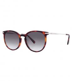 Longchamp Brown Grey Gradient Phantos Sunglasses