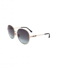 Jimmy Choo Golden Round Sunglasses